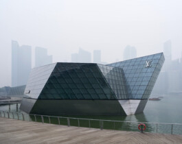 Louis Vuitton Island Maison Marina Bay Singapore, Peter Marino, architecture photography by Peter Mikolas 