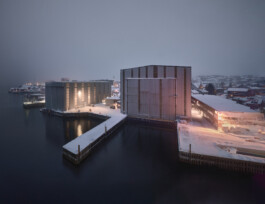 Hurtigruten terminal port Svolvær Lofoten Islands Norway, corporate photography by Peter Mikolas 