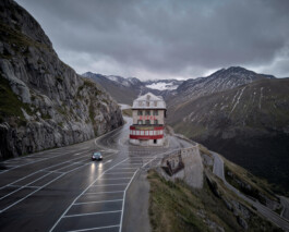 Hotel Belvedere Furka Pass Switzerland, landscape photography by Peter Mikolas 