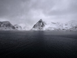 Reinefjord Reinebringen winter Lofoten Islands Norway, landscape photography by Peter Mikolas 