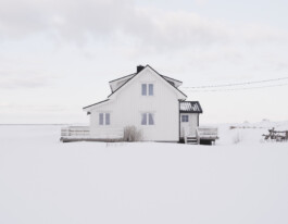 Traditional rorbu cabin Lofoten Islands Norway, landscape photography by Peter Mikolas 