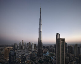 Dubai skyline cityscape UAE, landscape photography by Peter Mikolas 