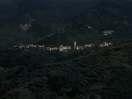 Mountain village above Rapallo Liguria Italy, landscape photography by Peter Mikolas 