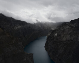 Limmerensee reservoir Glarner Alpen Glarus Switzerland, landscape photography by Peter Mikolas 