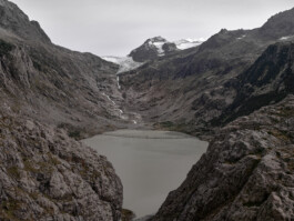 Trift suspension bridge Gadmen Switzerland, landscape photography by Peter Mikolas 